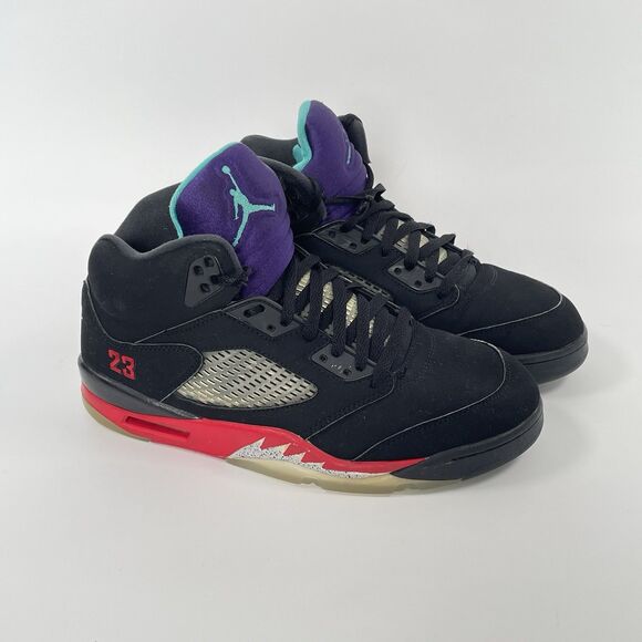 Nike Air Jordan 5 Retro "Top 3" Men's CZ1786-001 Black Red Grape Size 11 - Picture 1 of 12